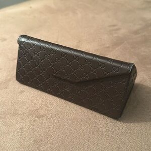 Genuine Gucci Glasses Case (Brown)